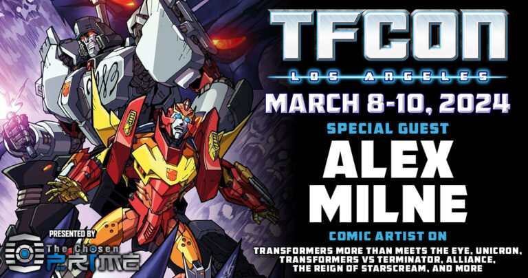 Transformers artist Alex Milne to attend TFcon Los Angeles 2024