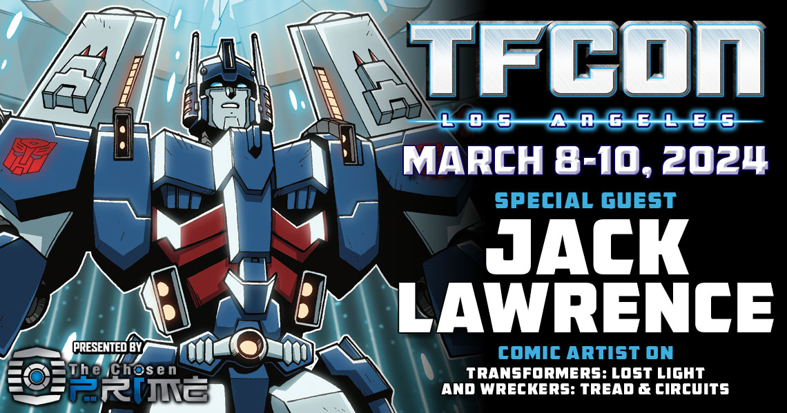 Transformers artist Jack Lawrence to attend TFcon Los Angeles 2024
