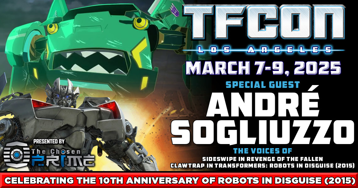 Transformers voice actor André Sogliuzzo to attend TFcon Los Angeles 2025