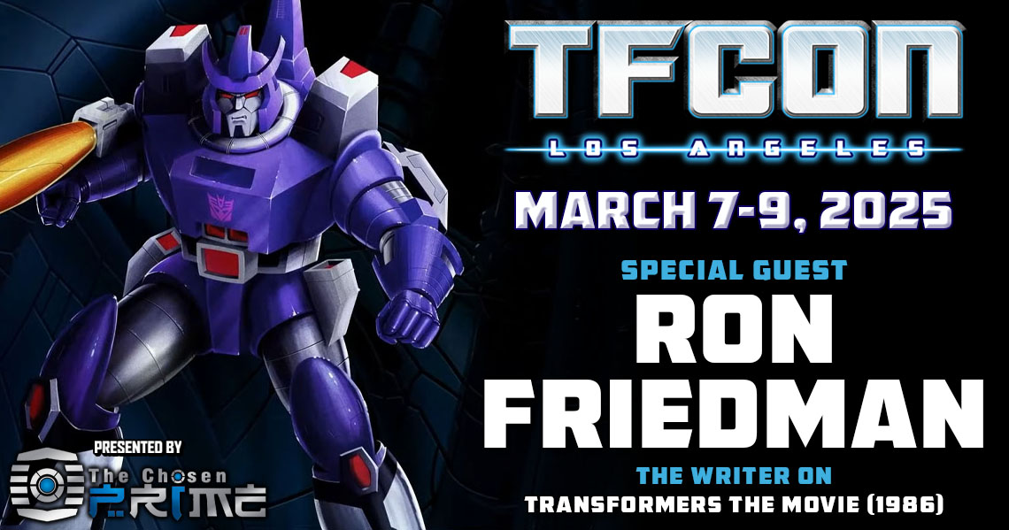 Transformers writer Ron Friedman to attend TFcon Los Angeles 2025