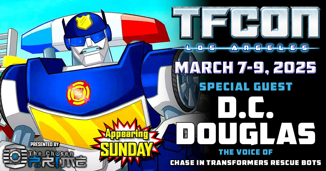 Transformers voice actor D.C. Douglas to attend TFcon Los Angeles 2025