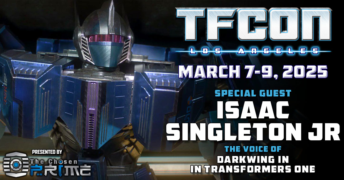 Transformers voice actor Isaac Singleton Jr to attend TFcon Los Angeles 2025