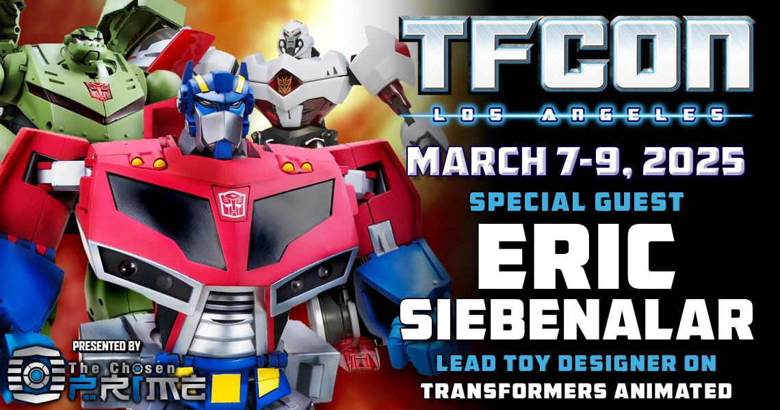 Transformers designer Eric Siebenaler to attend TFcon Los Angeles 2025