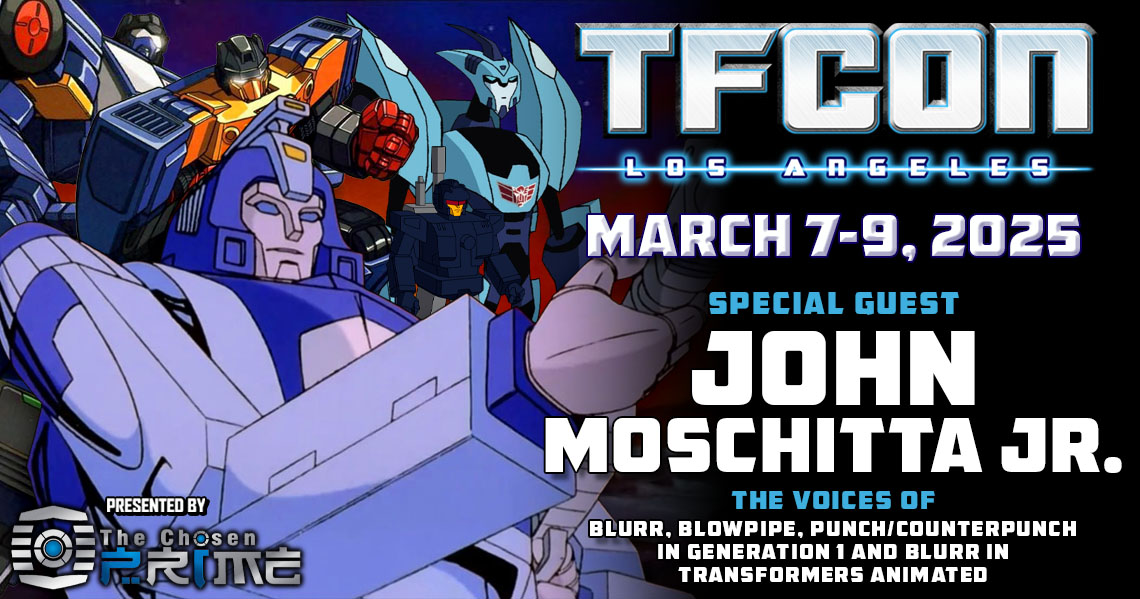 Transformers voice actor John Moschitta Jr to attend TFcon Los Angeles 2025