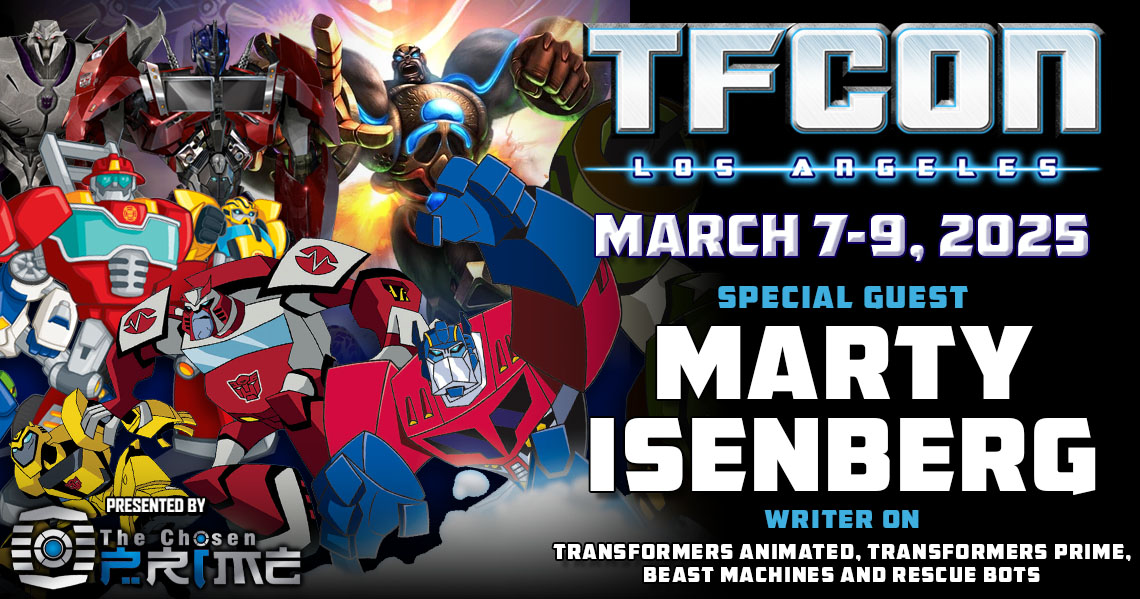 Transformers writer Marty Isenberg to attend TFcon Los Angeles 2025